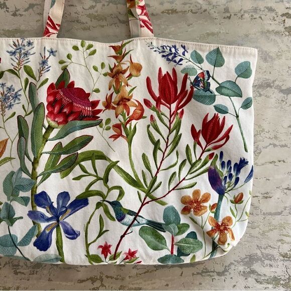 Floral Tote Reusable Shopping bag - Picture 6 of 8